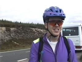 Julian declares five years will be the maximum for his degree, at the Glen Garry Viewpoint West